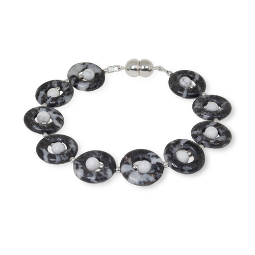 Agate & Howlite Bracelet